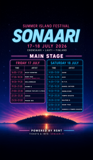 The day-by-day lineup & timetable for Sonaari Festival 2026 is now live.