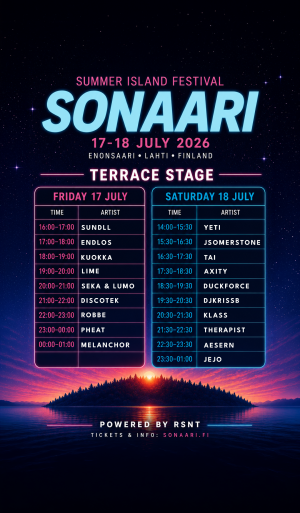 The day-by-day lineup & timetable for Sonaari Festival 2026 is now live.